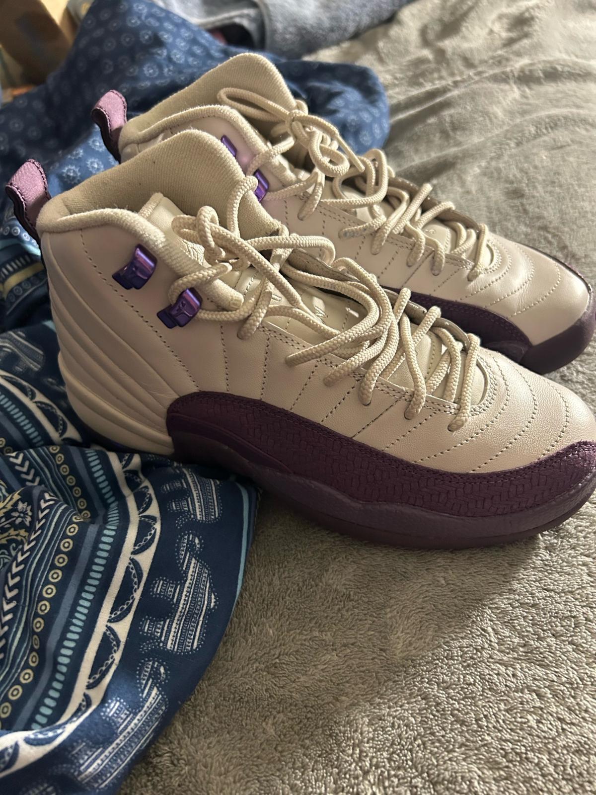 purple and white Jordans - Richmond, Virginia - FleaMarketBay