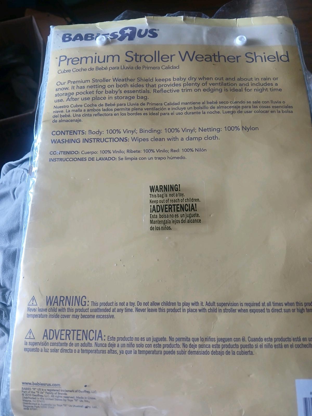 Premium Stroller Weather shield - Oakland, California - FleaMarketBay
