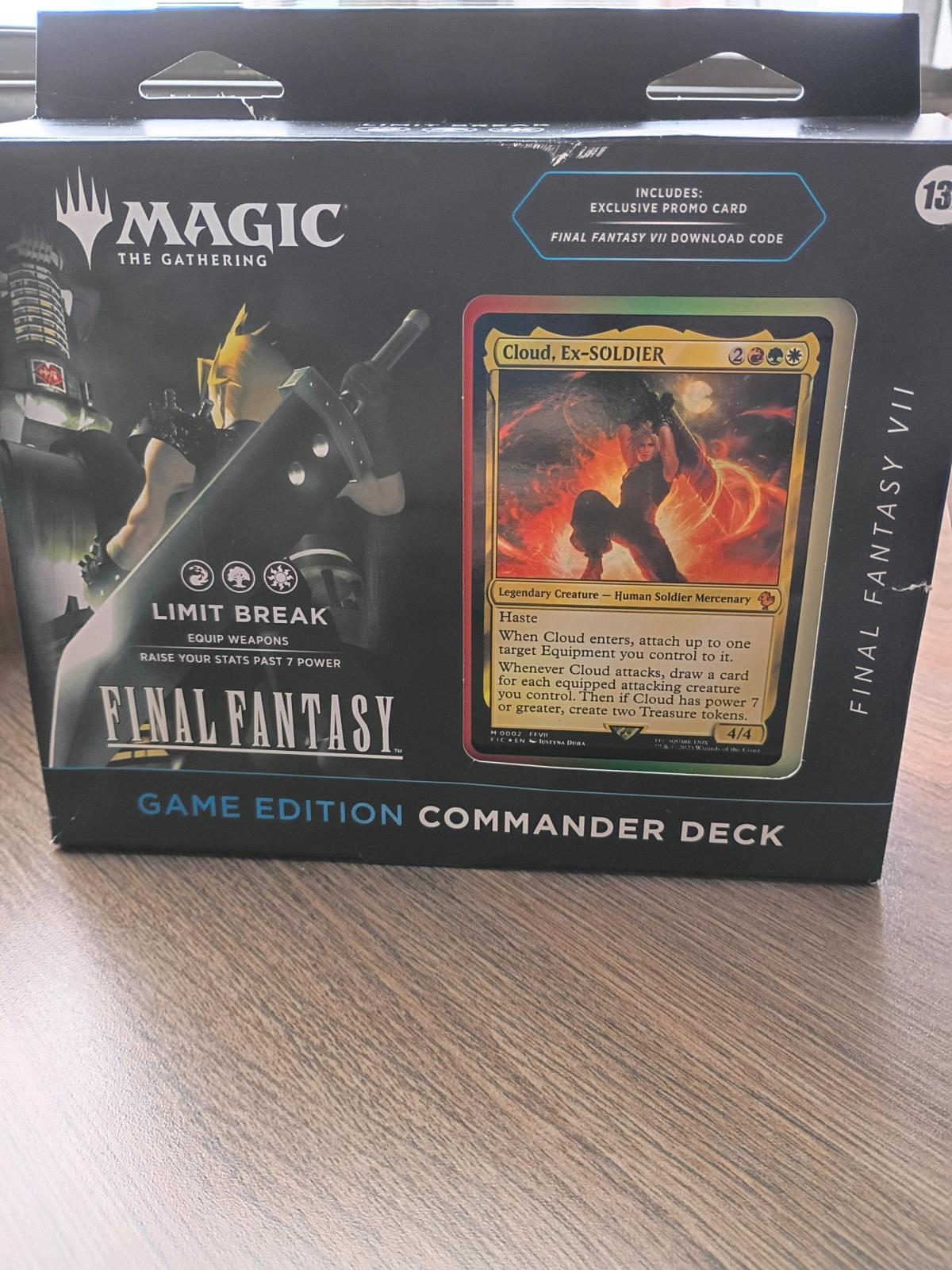 magic the gathering final fantasy vii game edition commander - Adams, Wisconsin - FleaMarketBay