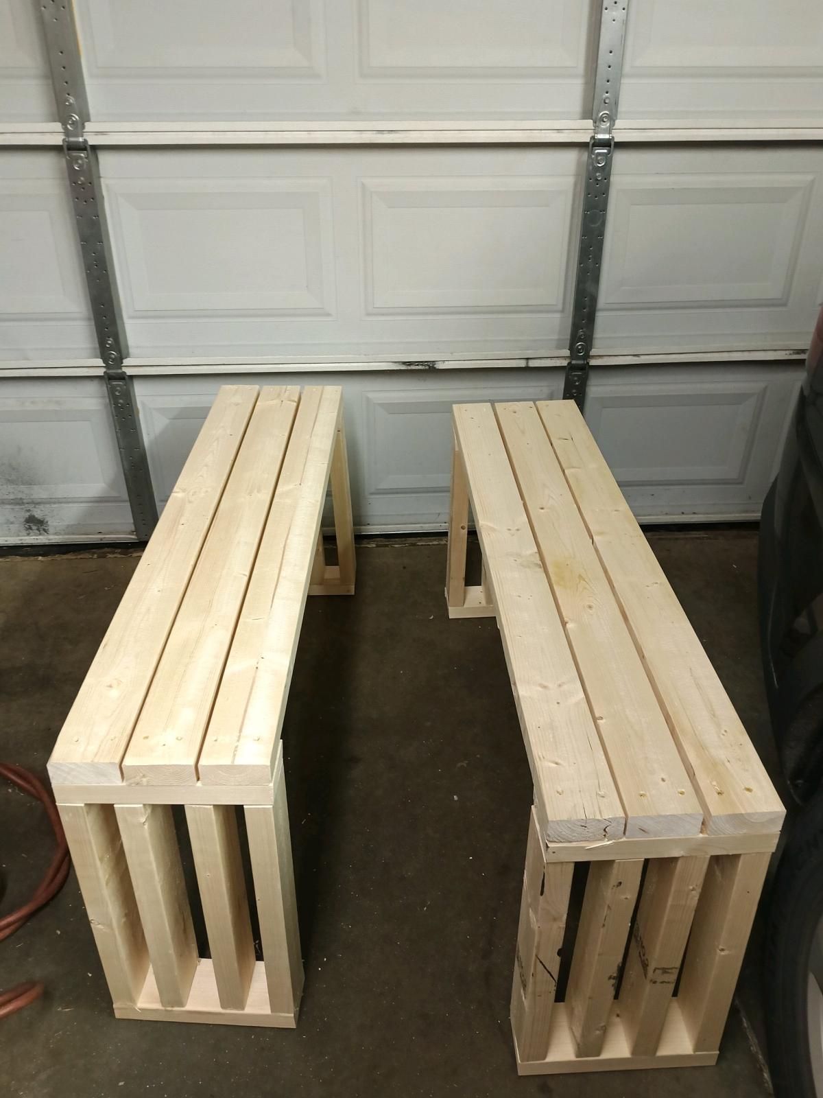 2 Big Benches solid wood - Greenville, South Carolina - FleaMarketBay
