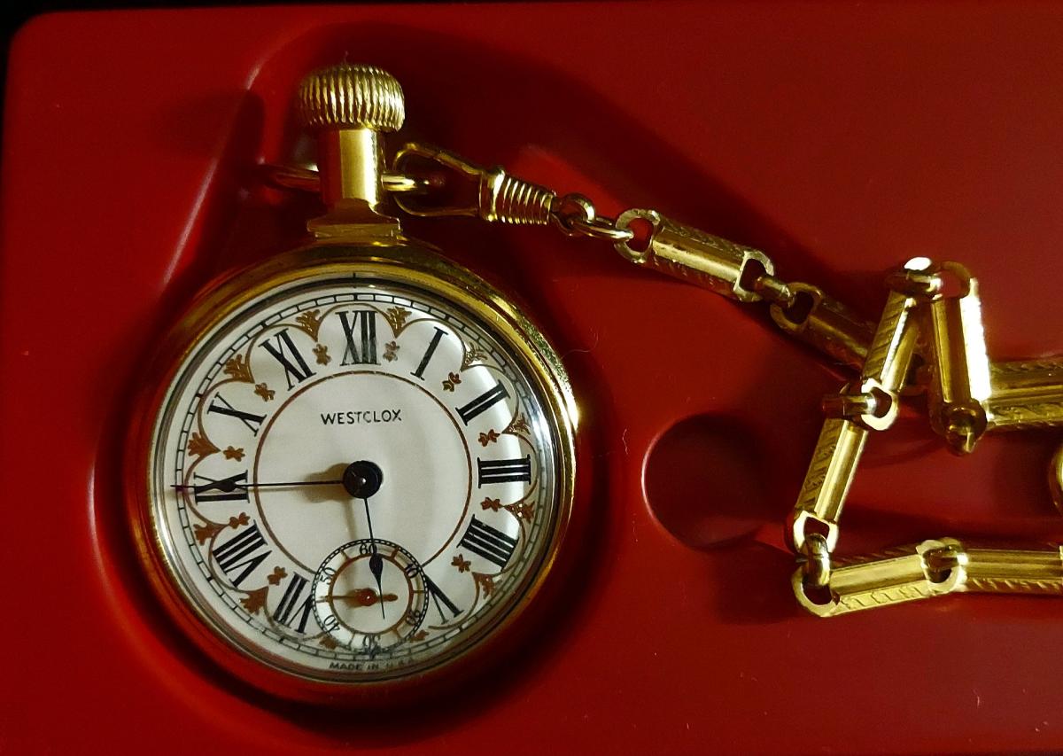 Vintage pocket Train  Watch - Brooklyn, New York - FleaMarketBay