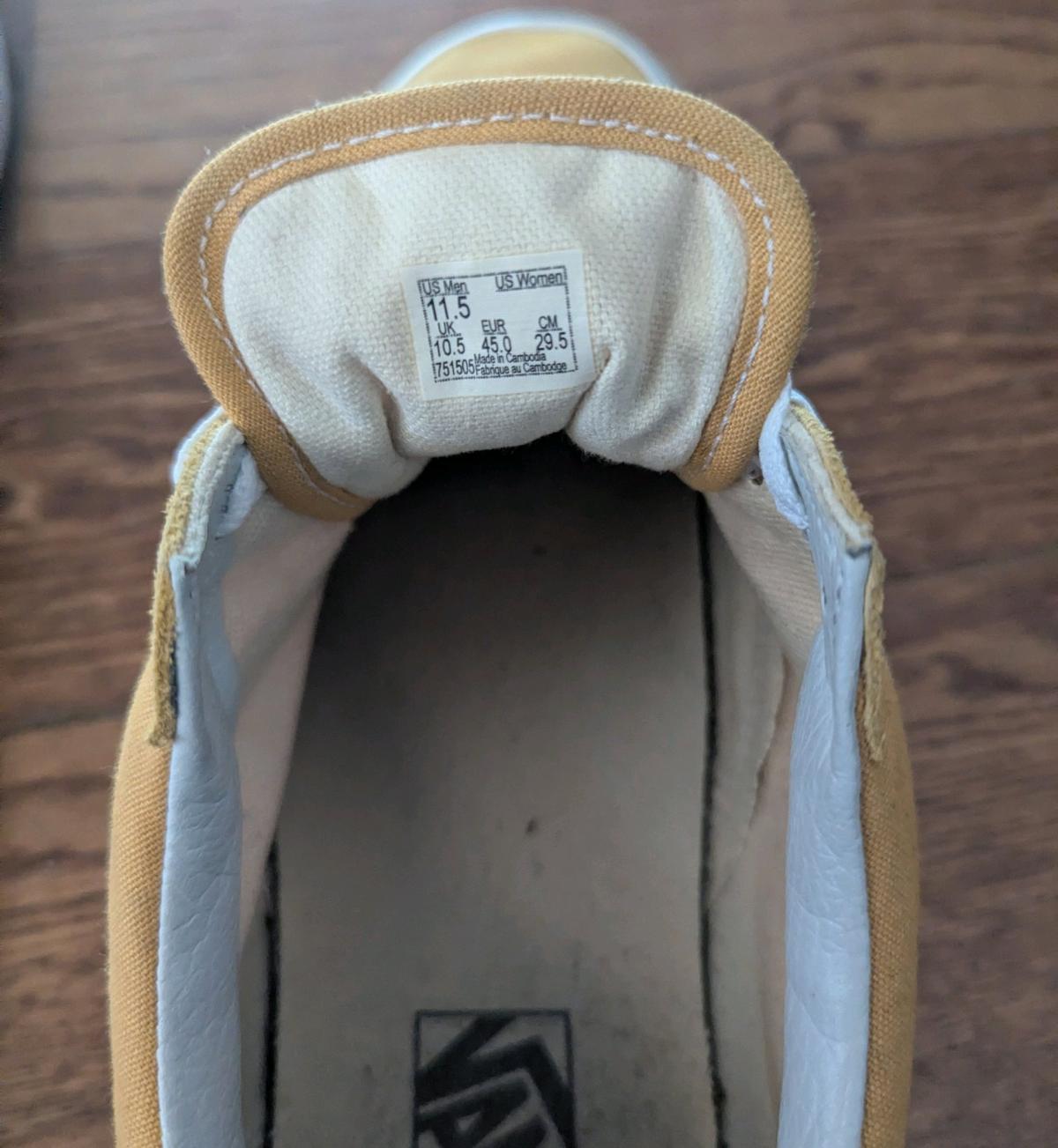 Vans Old Skool Suede Yellow Sneakers US Mens 11 5 - Northfield, New Jersey - FleaMarketBay