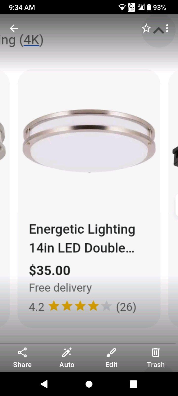2 Brand New Energetic Lighting Fixtures - Oklahoma City, Oklahoma - FleaMarketBay