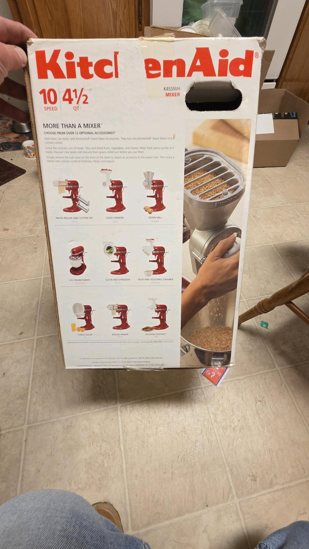 KitchenAid K4SSWH 45 Quart BowlLift Stand Mixer - Phillipsburg, New Jersey - FleaMarketBay
