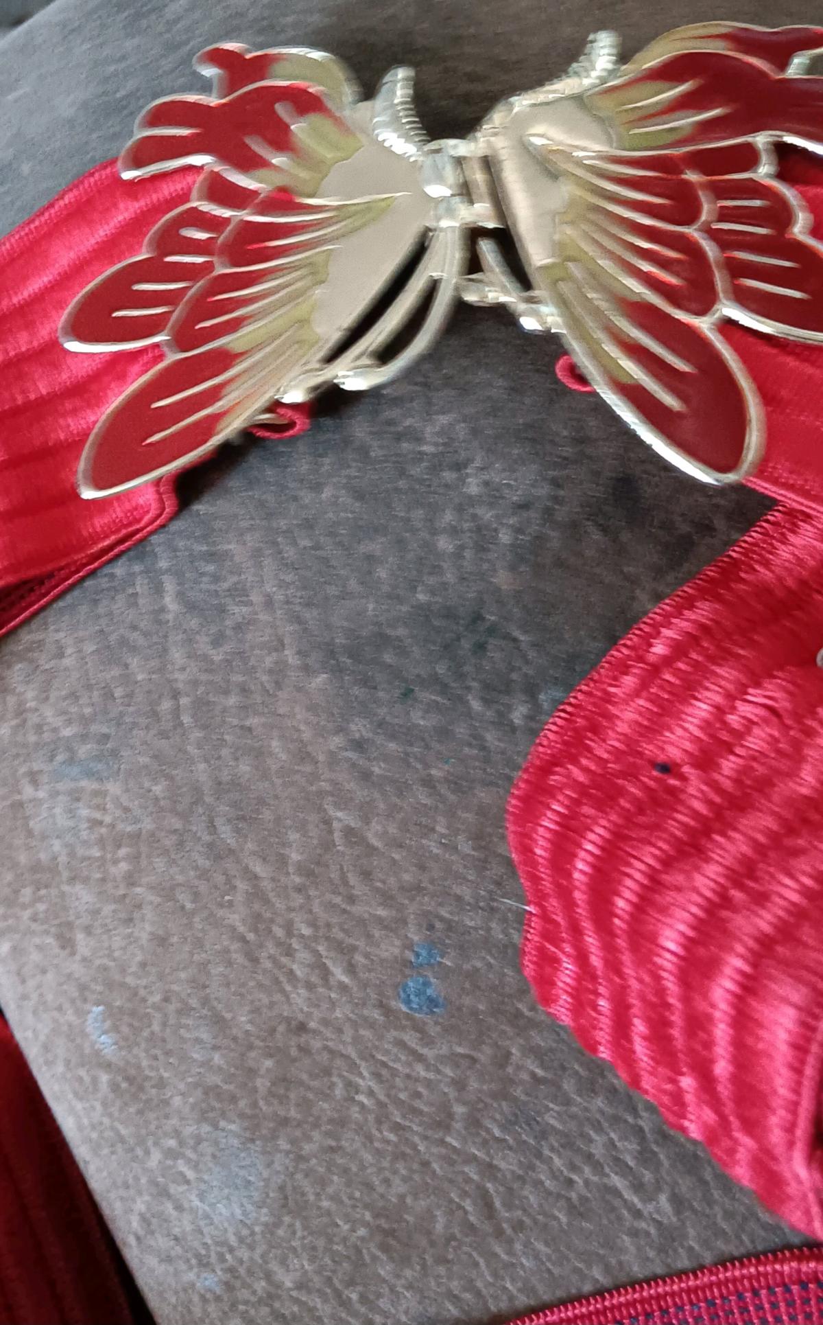 Red Butterfly Belt - Alicia, Arkansas - FleaMarketBay