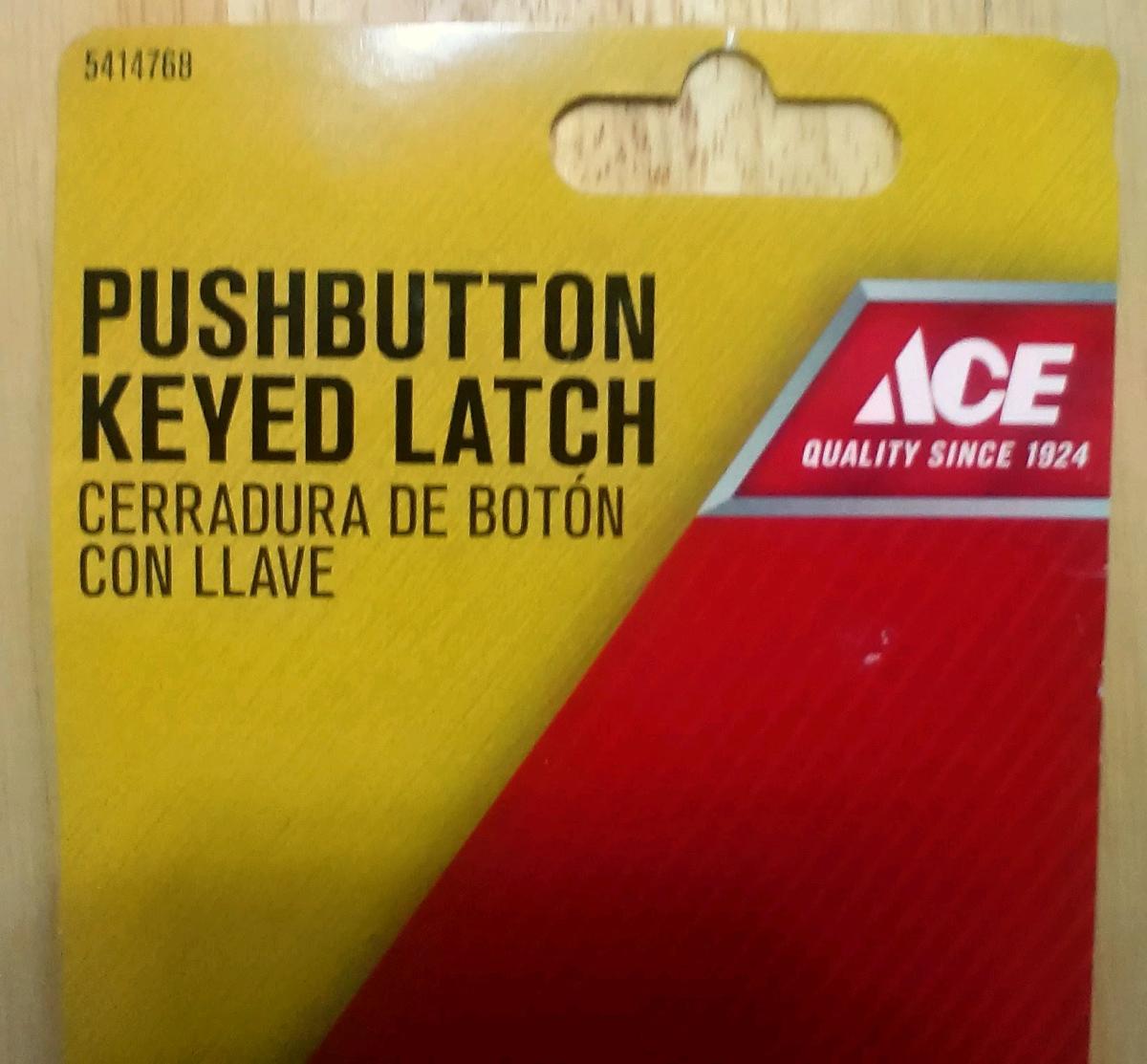 Push Button Keyed Latch - Salt Lake City, Utah - FleaMarketBay