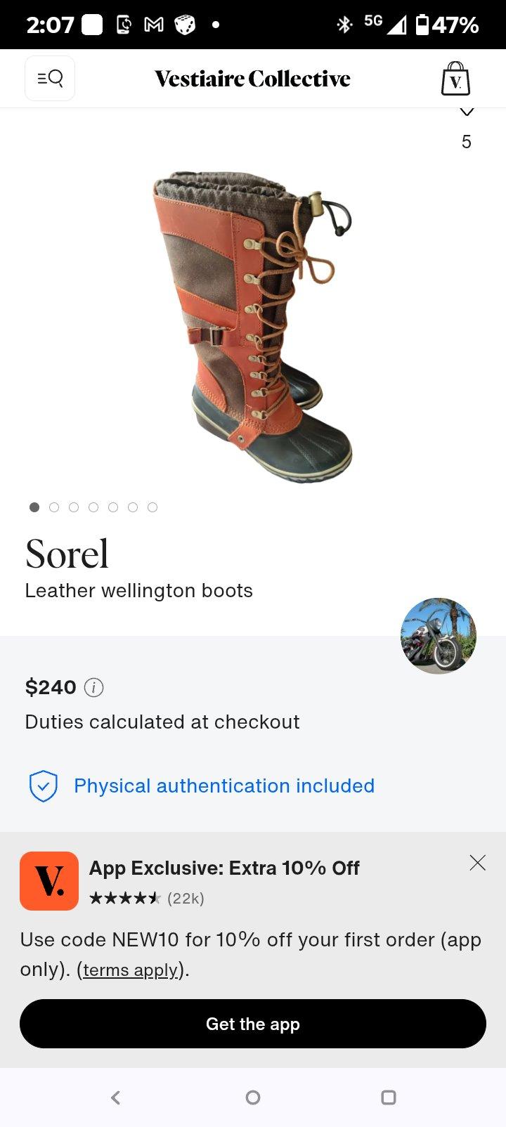 Sorel womens Rain Mud boots size 9 - Fort Worth, Texas - FleaMarketBay