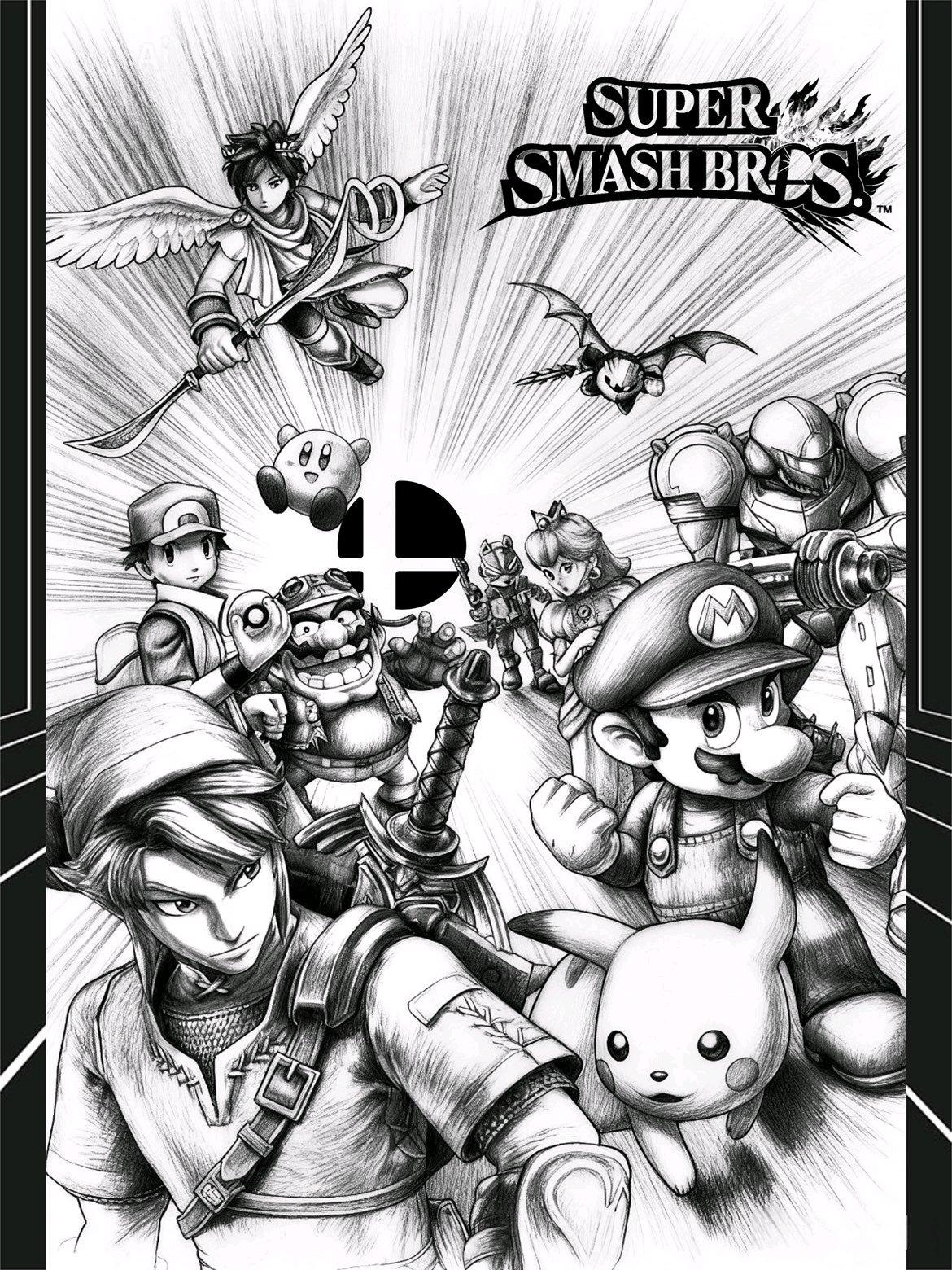Super Smash Brothers Laser engraving - Aiken, South Carolina - FleaMarketBay