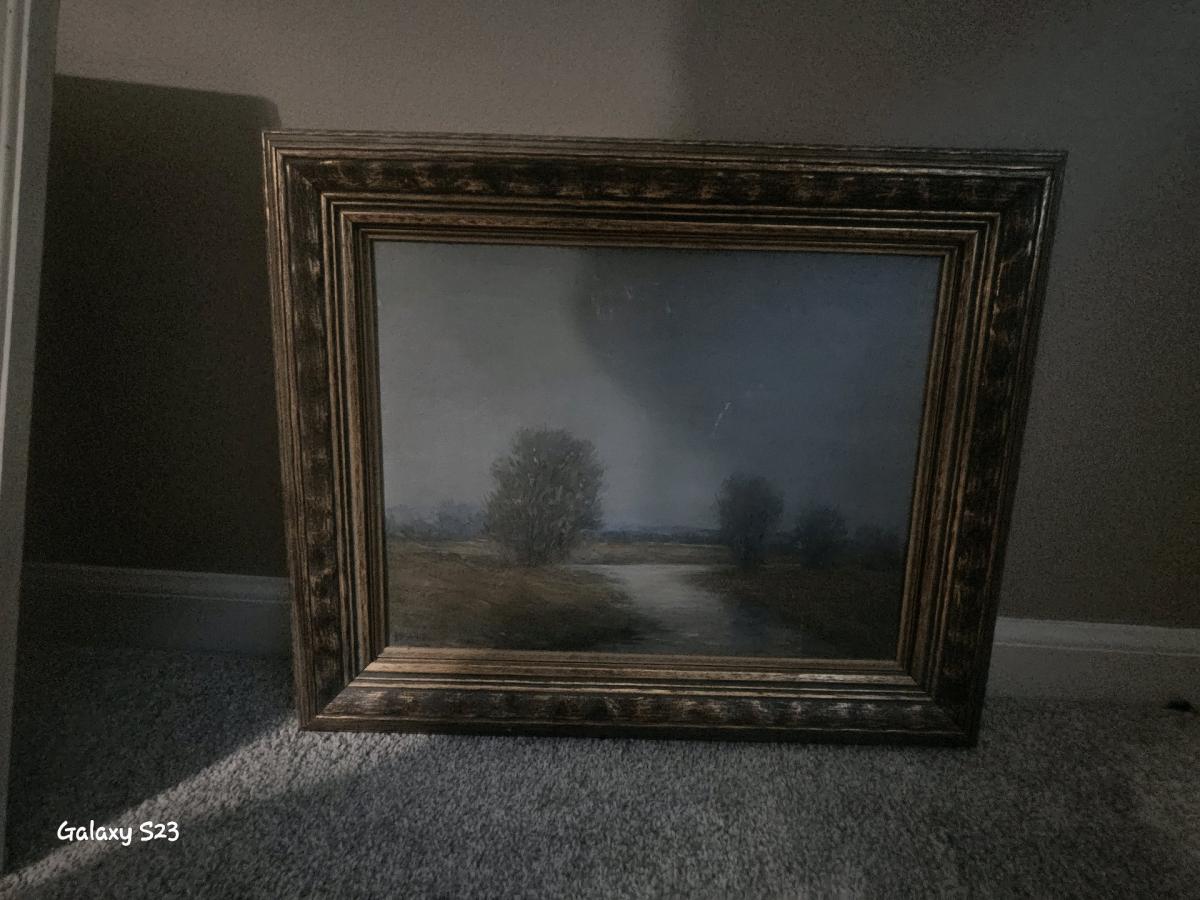 John Powell Hunt Original 1928 Oil Painting - Admire, Kansas - FleaMarketBay