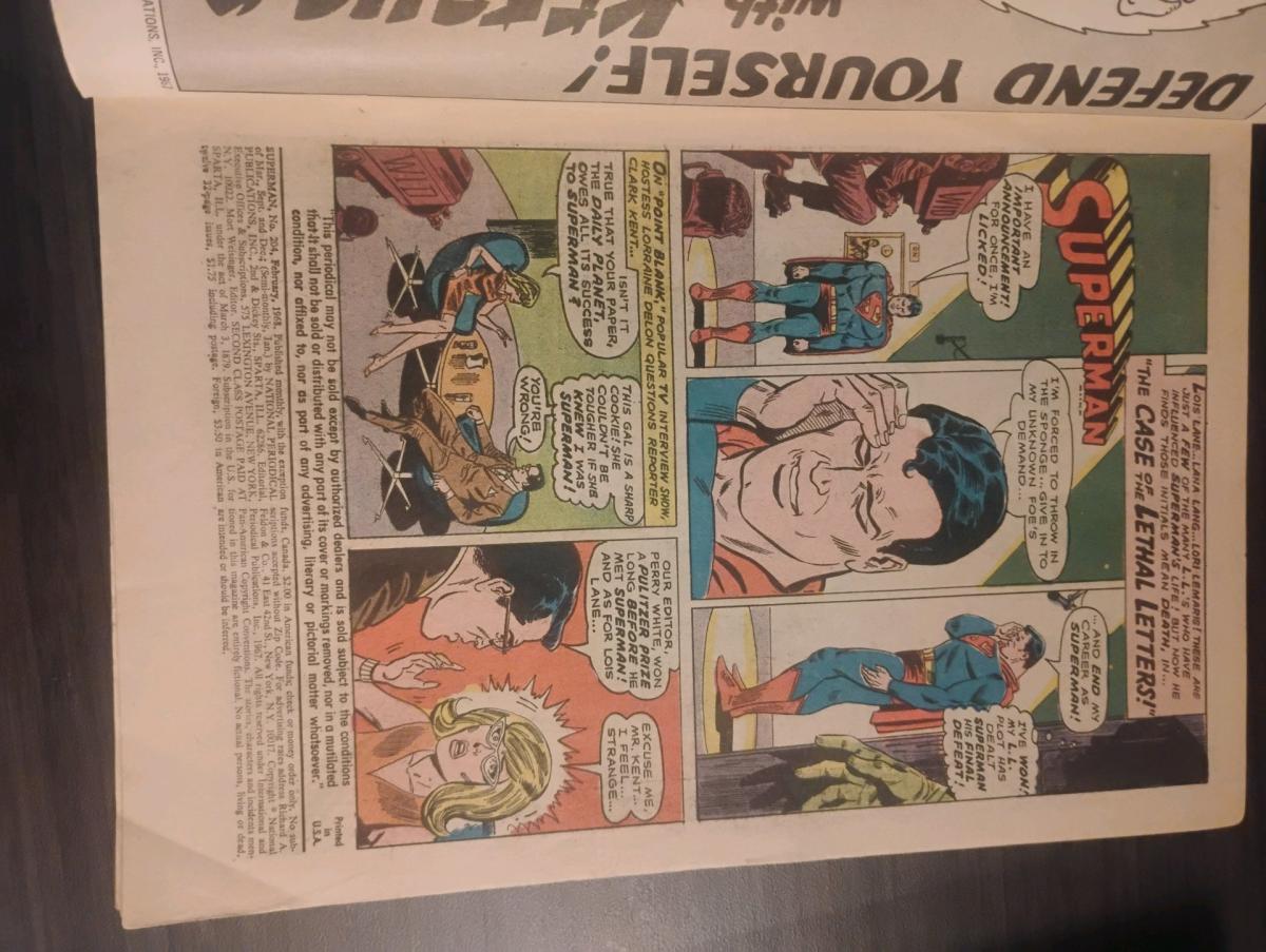 Old Superman Comic Book - Alameda, California - FleaMarketBay