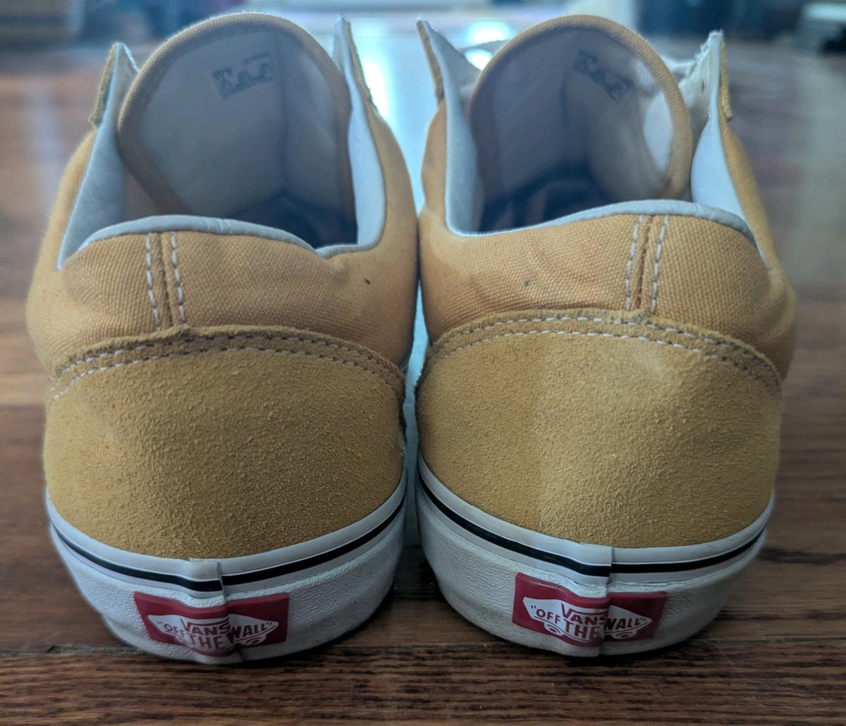 Vans Old Skool Suede Yellow Sneakers US Mens 11 5 - Northfield, New Jersey - FleaMarketBay