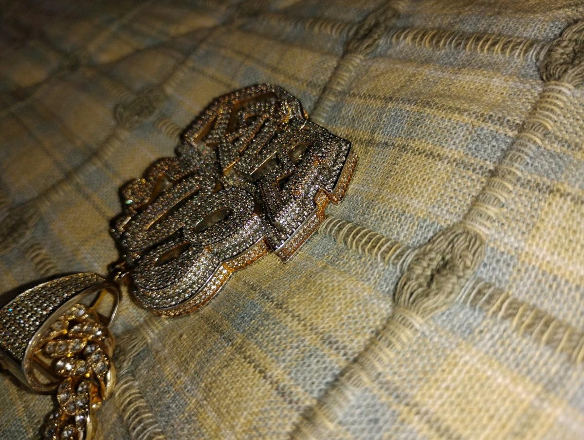 80s Baby Iced Out Cuban Chain - Buford, Georgia - FleaMarketBay