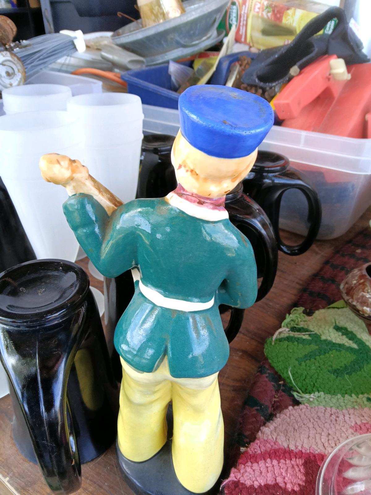 blue hat figurine Chinese - Amarillo, Texas - FleaMarketBay