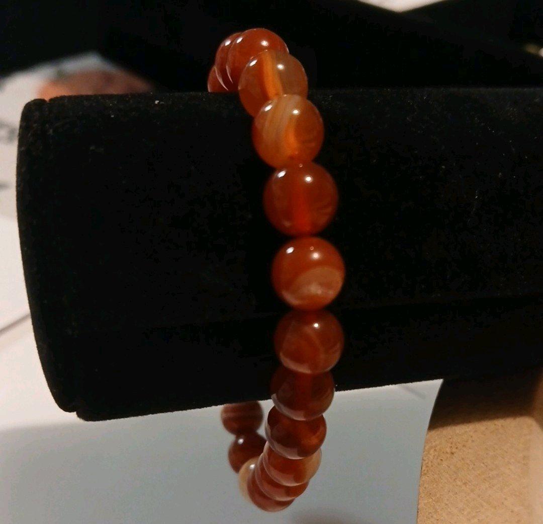 Carnelian Crystal Bracelet 67mm - Cheney, Washington - FleaMarketBay