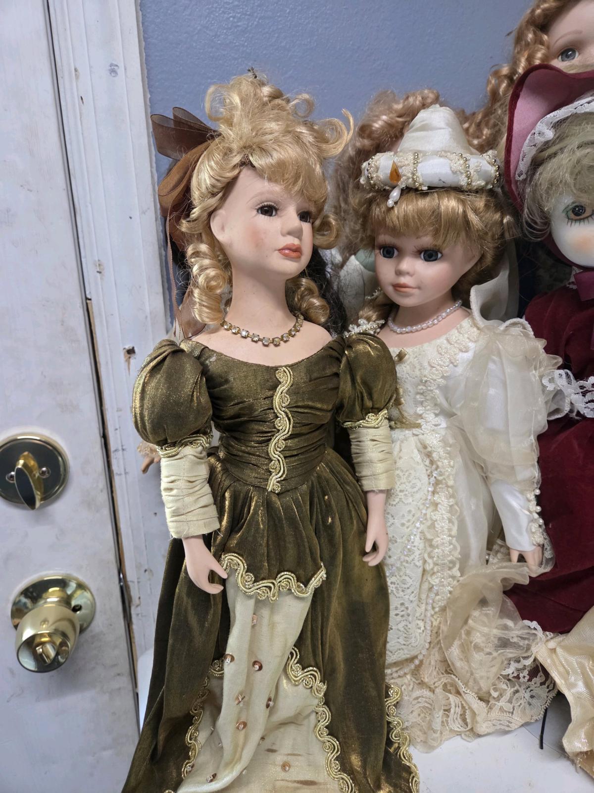 porcelain dolls all old original clothes an accessories - Picayune, Mississippi - FleaMarketBay