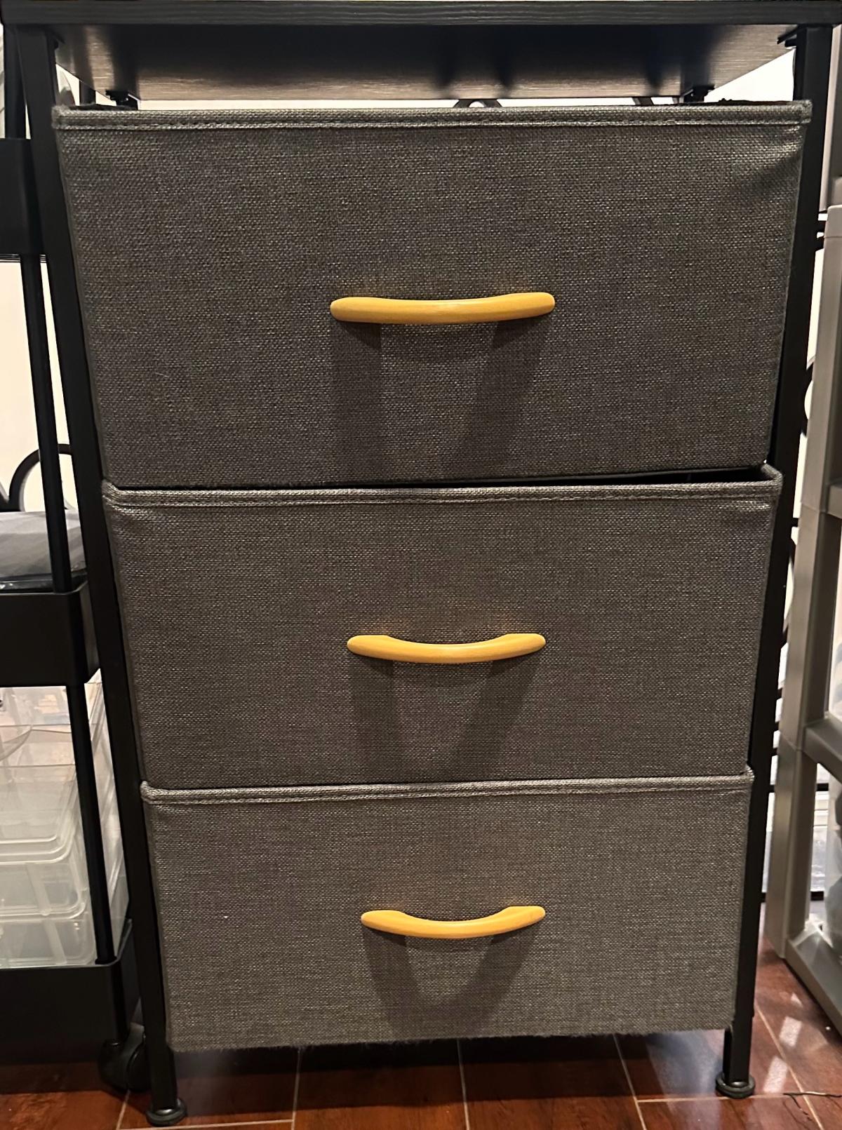 Drawer 3tier fabric dresser organizer - Garden Grove, California - FleaMarketBay