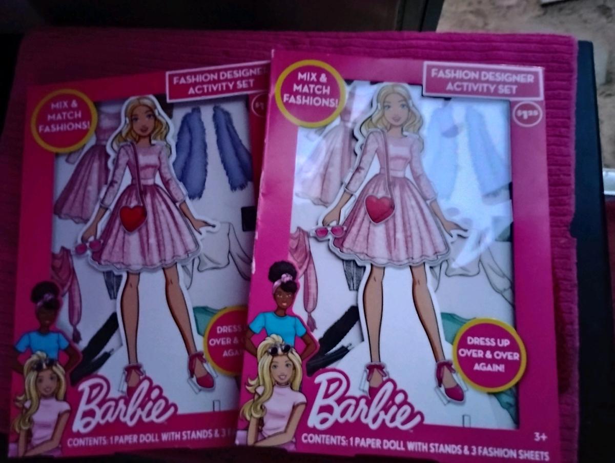 Two Packs of Paper Barbie Dress Up - Swansea, South Carolina - FleaMarketBay