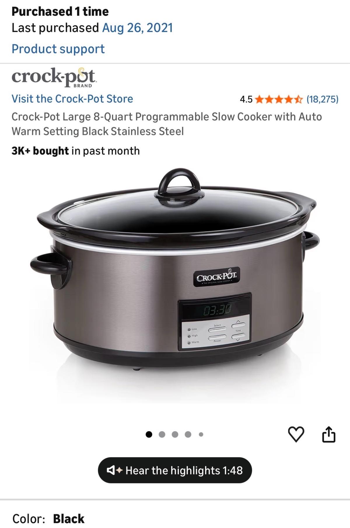 Brand new crockpot and cookbook - Bridgeville, Pennsylvania - FleaMarketBay