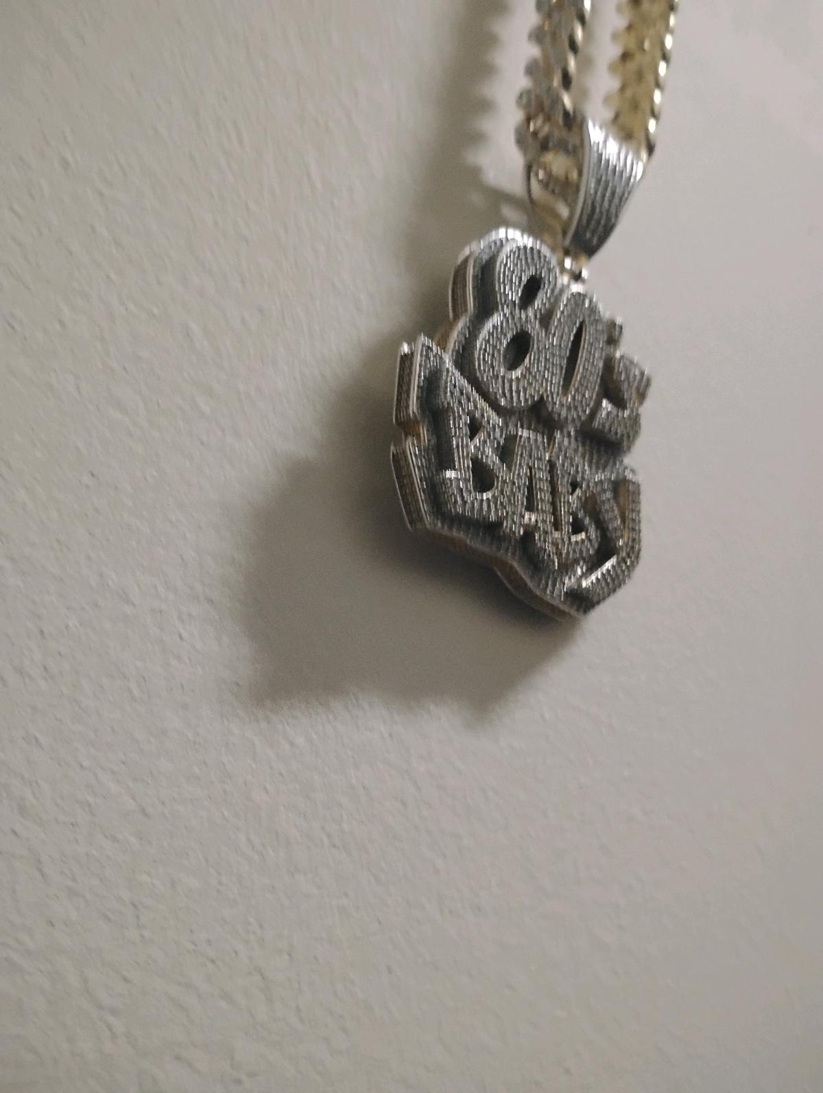 80s Baby Iced Out Cuban Chain - Buford, Georgia - FleaMarketBay