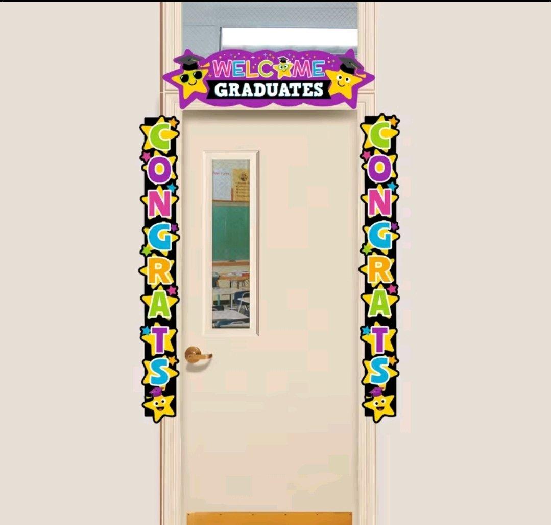 3 Ft x 62 14 Elementary Graduation Congrats Cardstock Door B - Angleton, Texas - FleaMarketBay