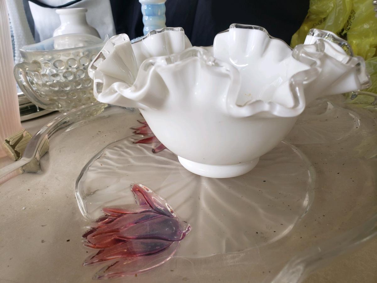 antique bubble glass vases and etc - Juneau, Wisconsin - FleaMarketBay