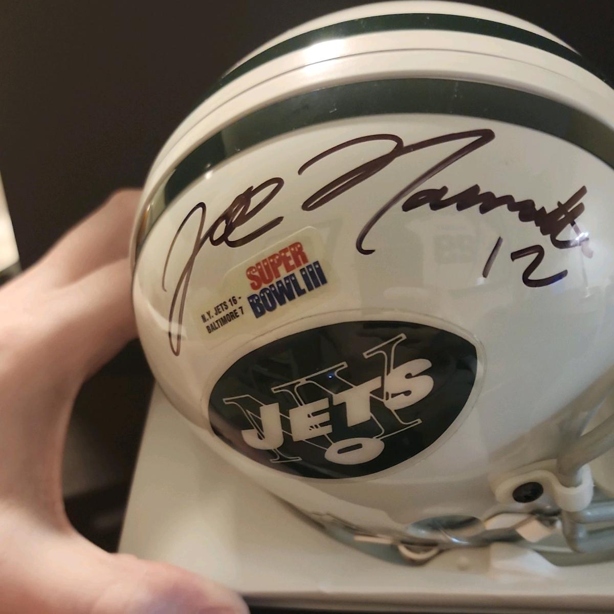 EXTREMELY RARE JOE NAMATH SB III MVP AUTOGRAPHED NY JETS - Tulsa, Oklahoma - FleaMarketBay