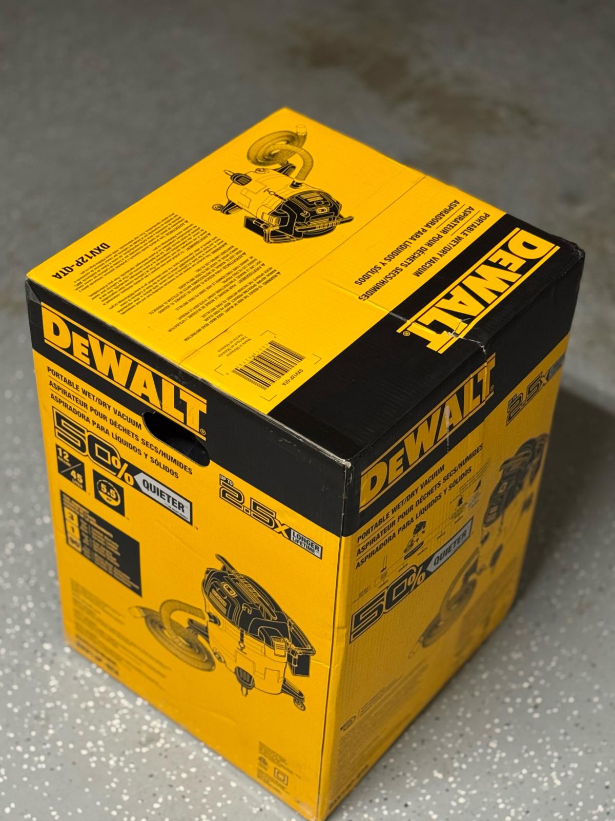 DeWalt 12Gallon 55 HP Stealthsonic Quiet Wet Dry Vacuum - Kemah, Texas - FleaMarketBay