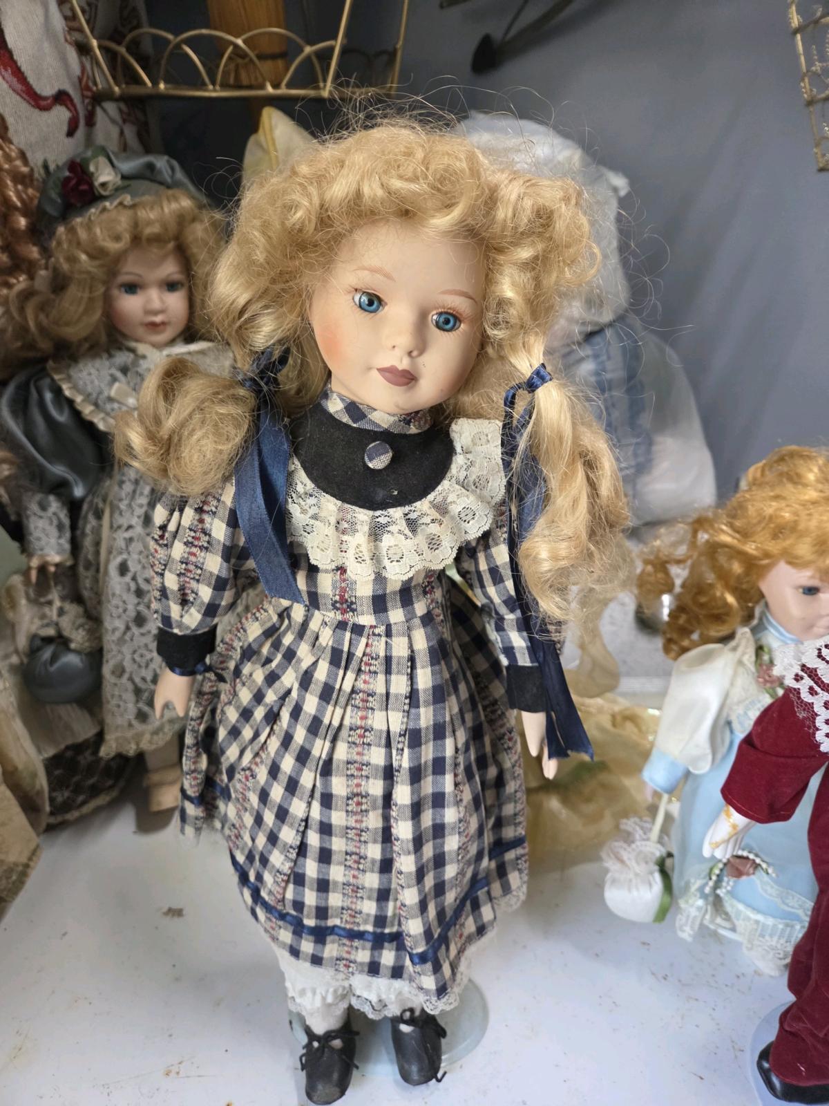 porcelain dolls all old original clothes an accessories - Picayune, Mississippi - FleaMarketBay