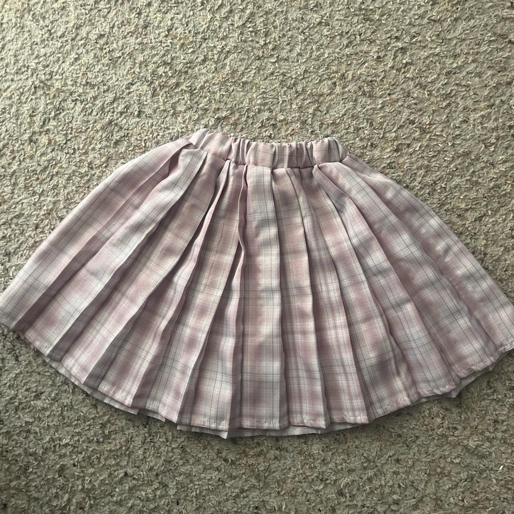 pink plaid y2k skirt - Elk Grove, California - FleaMarketBay