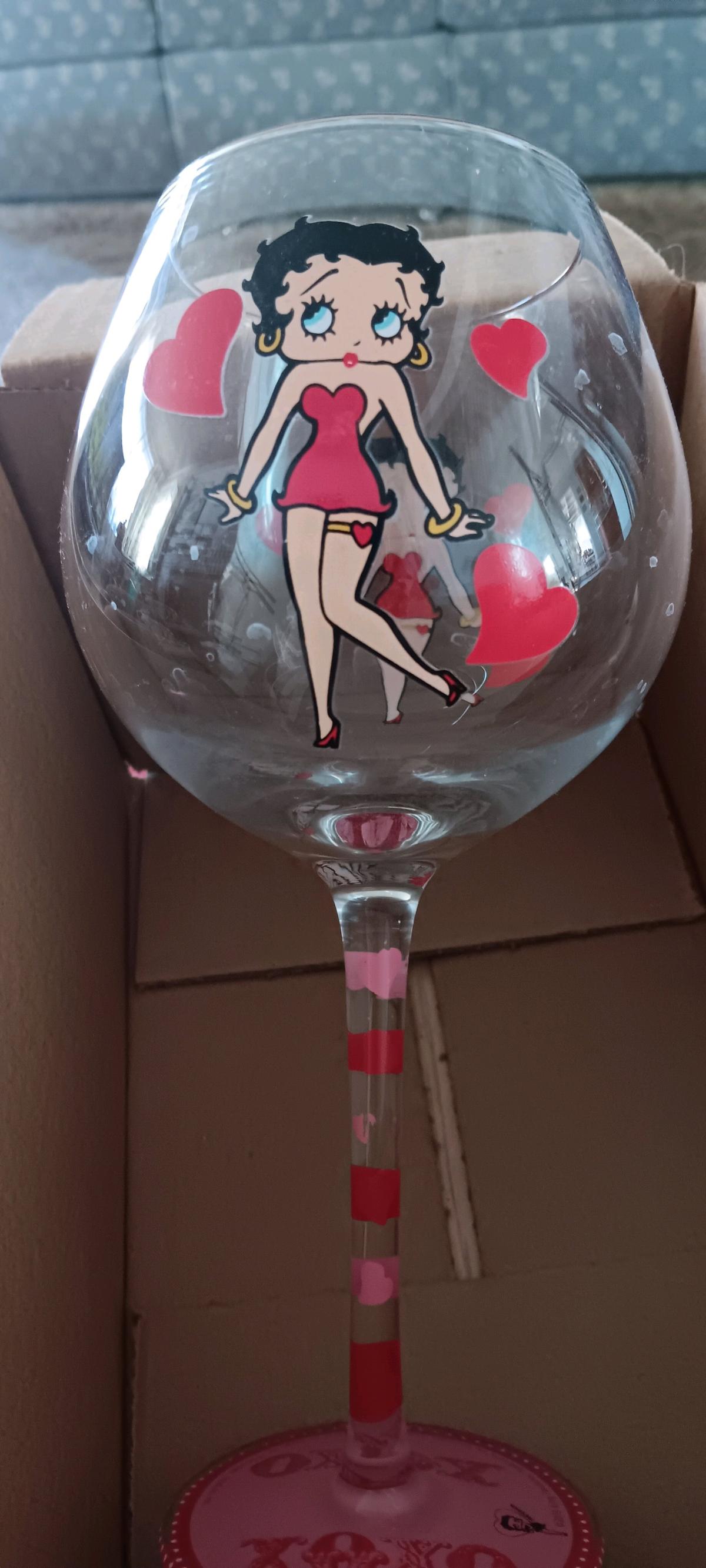 betty boop Wine goblet - Carson, California - FleaMarketBay