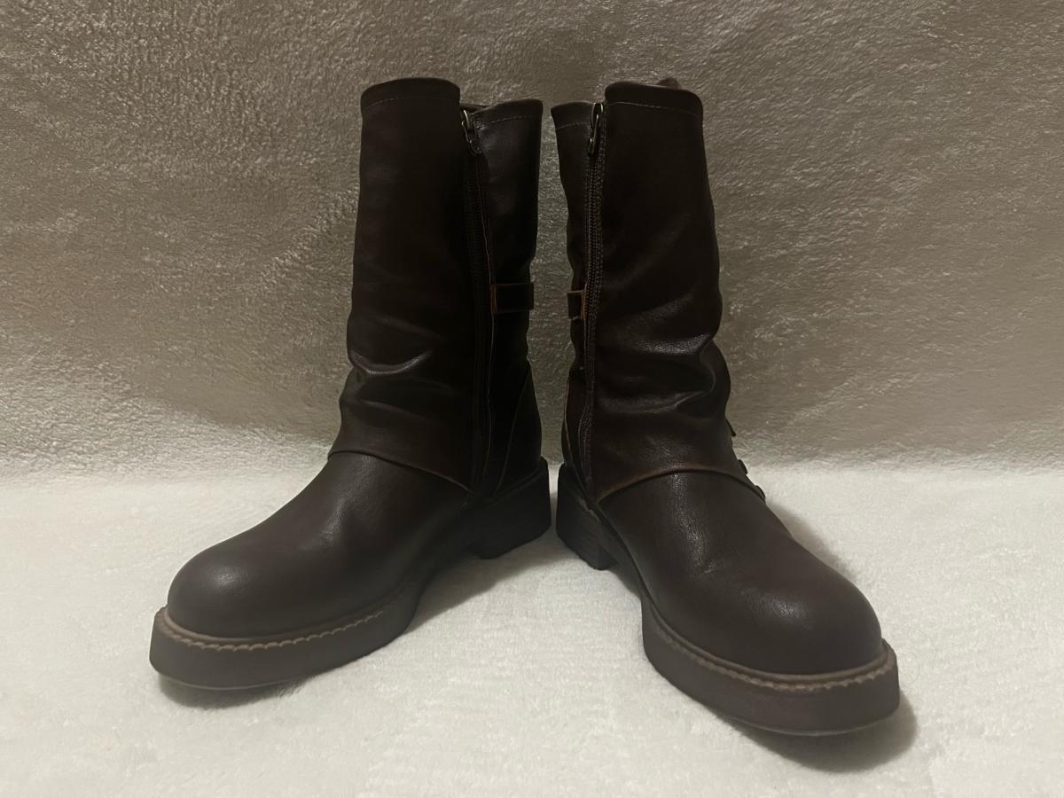 Blowfish Malibu WomensBrown Venice MidCalf BlockHeel Boots - La Habra, California - FleaMarketBay
