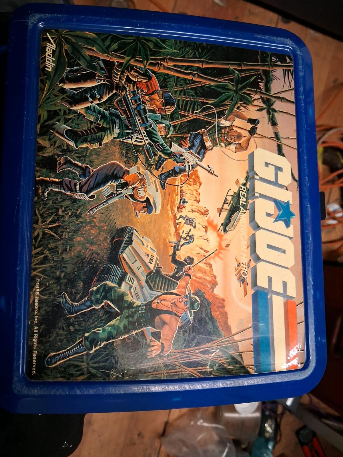 GI JOE 1986 LUNCH BOX - Bath, Michigan - FleaMarketBay