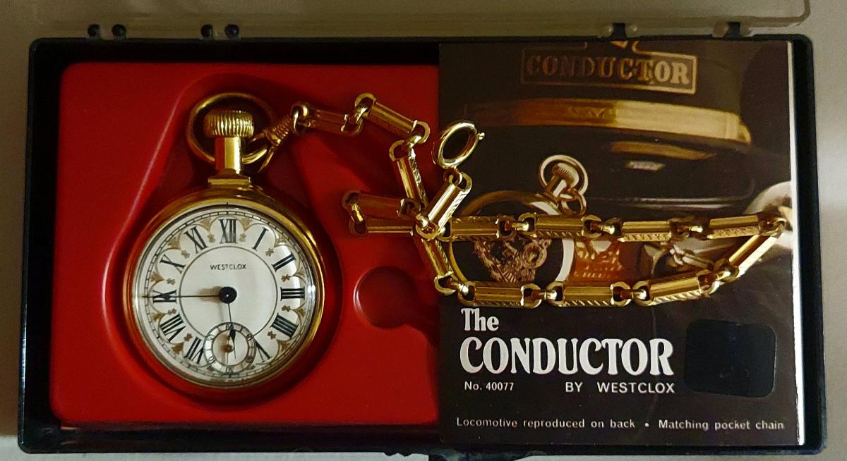 Vintage pocket Train  Watch - Brooklyn, New York - FleaMarketBay