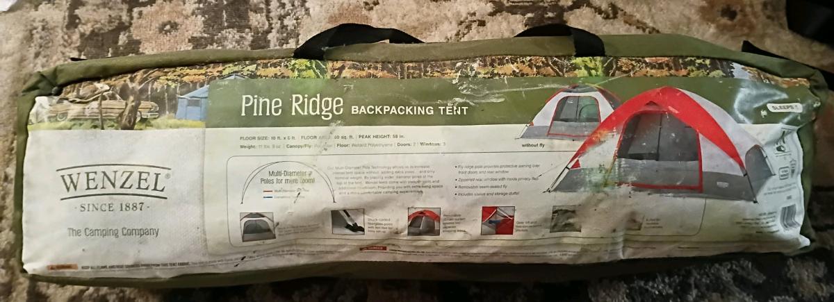brand new never been used six person tent and sleeping bag - Gulf Breeze, Florida - FleaMarketBay