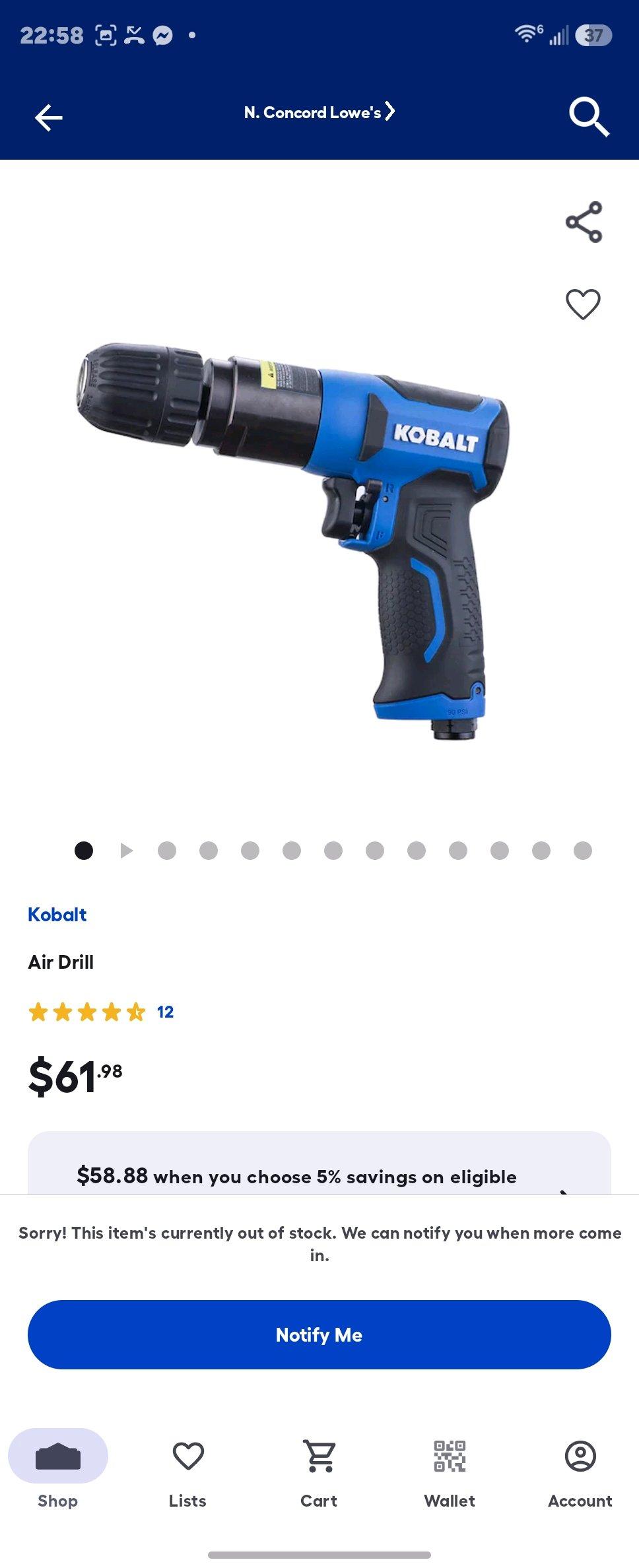 Kobalt used power tools - Kannapolis, North Carolina - FleaMarketBay