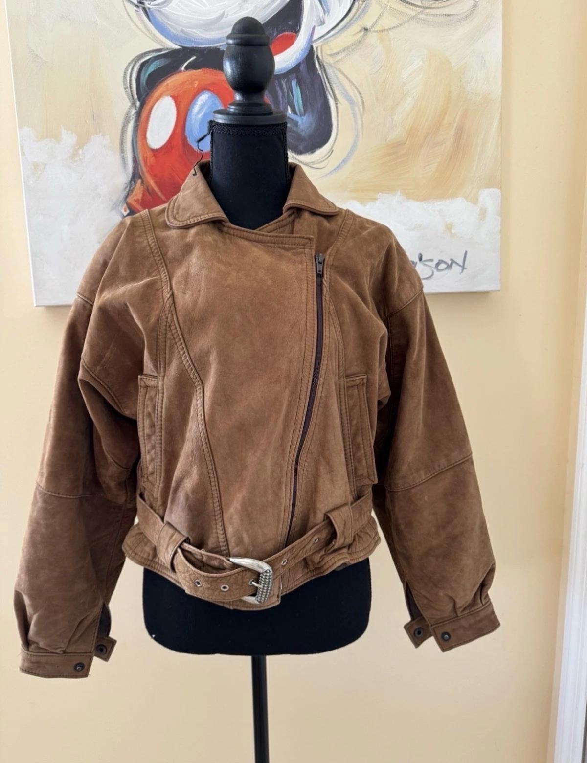 leather jacket M  chaqueta de cuero - Miami, Florida - FleaMarketBay