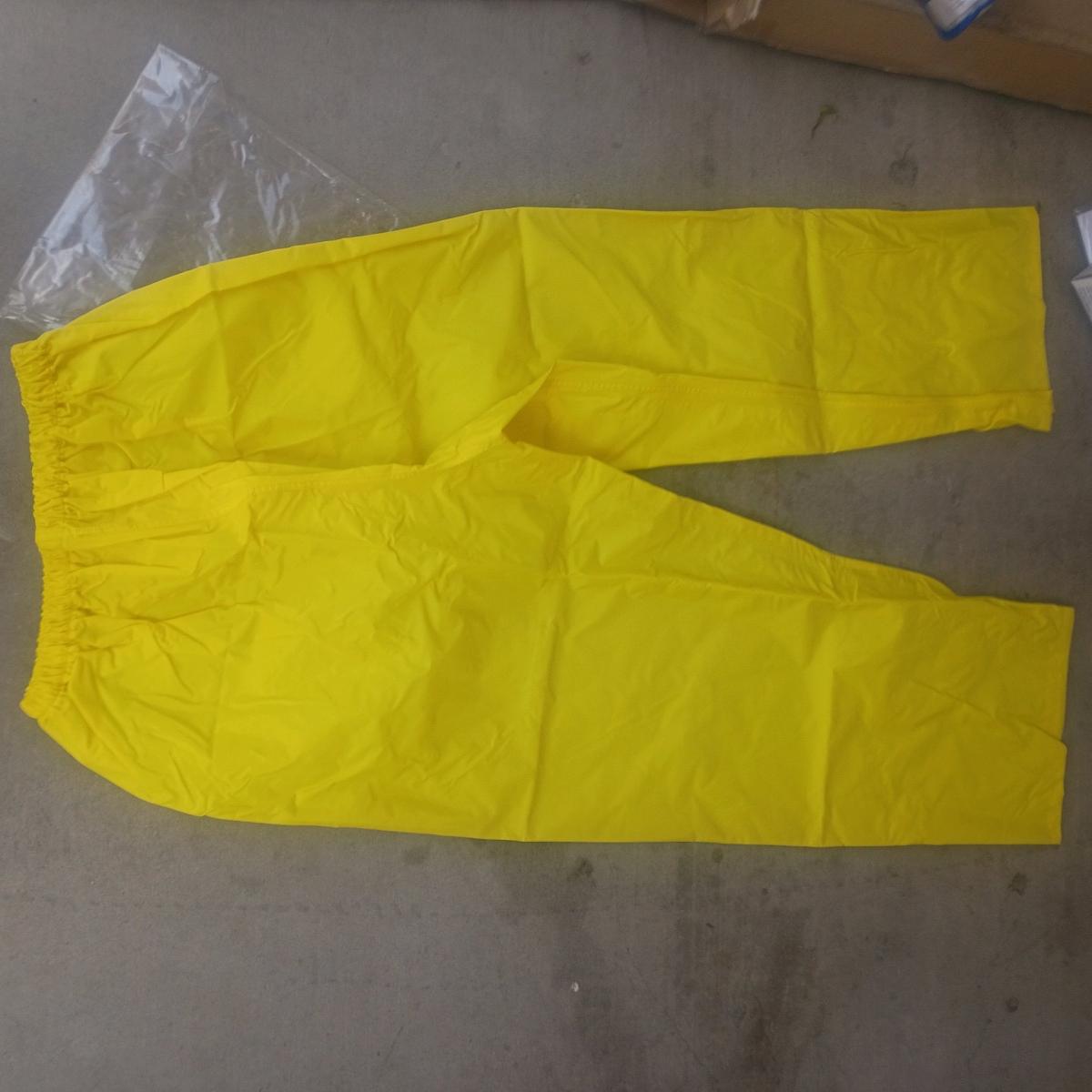 yellow XL RAIN ELASTIC WAIST PANTS - Sparks, Nevada - FleaMarketBay
