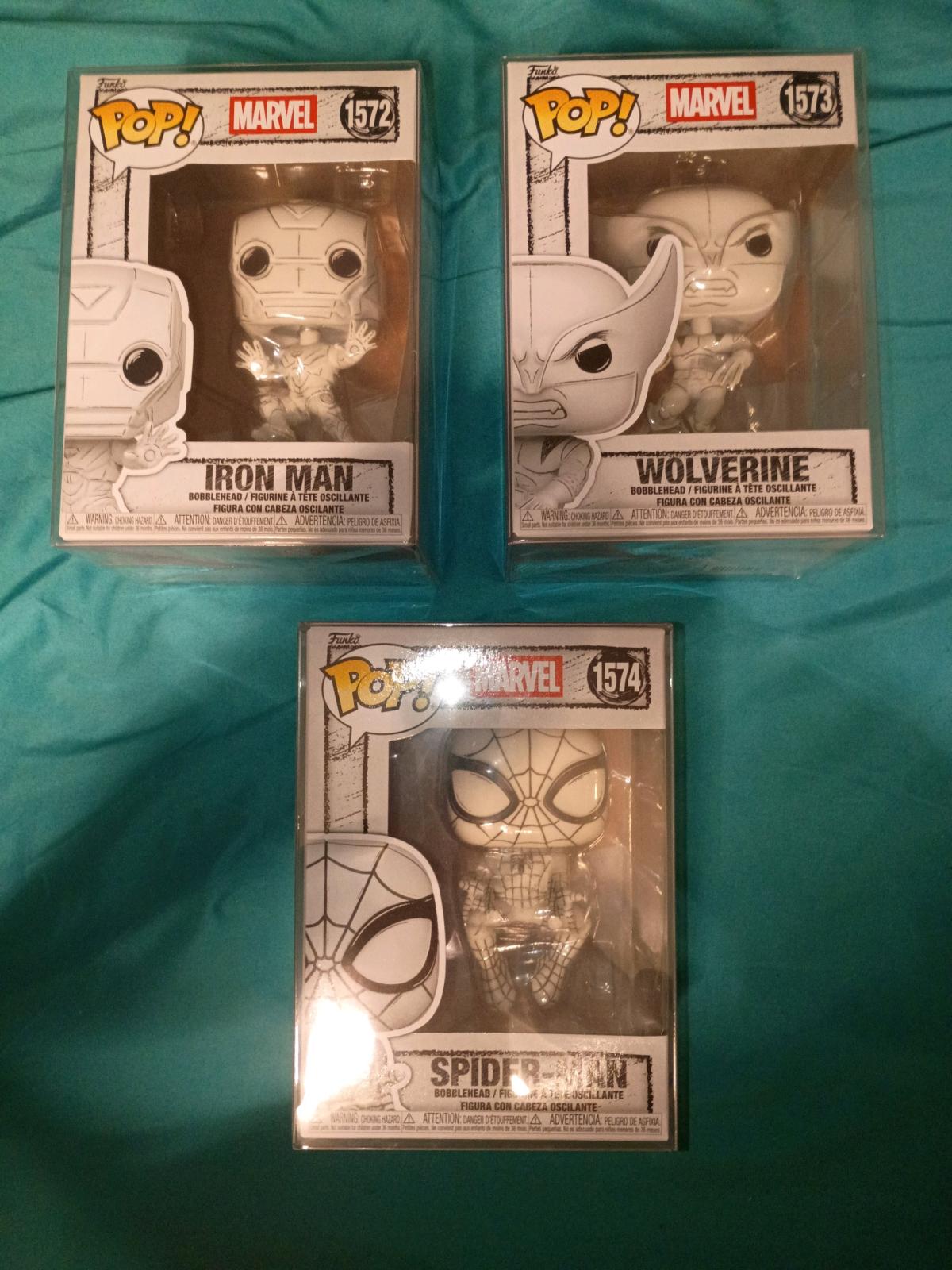 3 marvel Funko Pops - Tomah, Wisconsin - FleaMarketBay