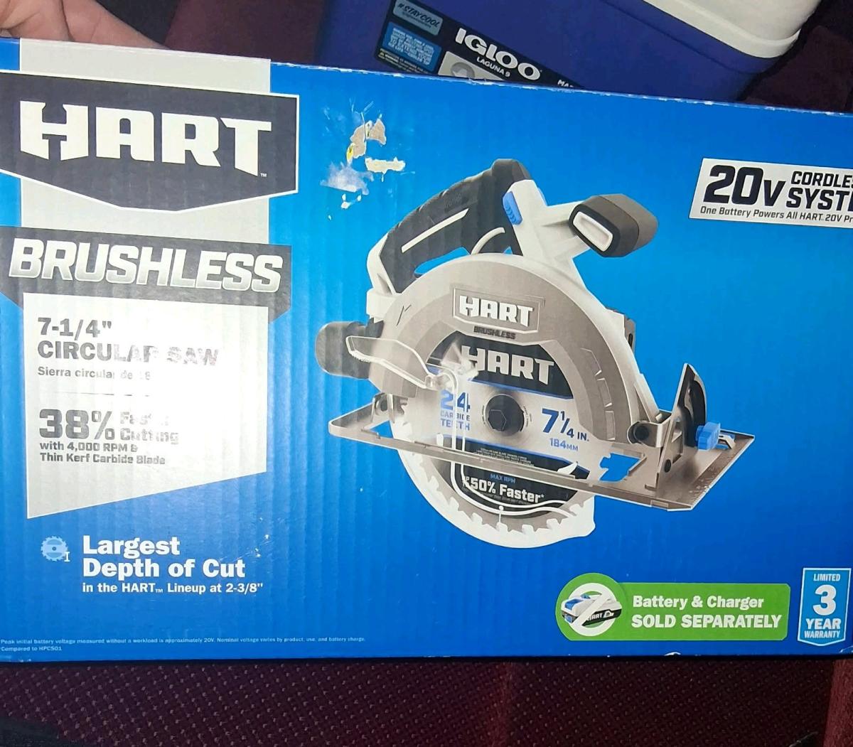 HART 20Volt Brushless 714 Inch Cordless Circular Saw - Kansas City, Missouri - FleaMarketBay