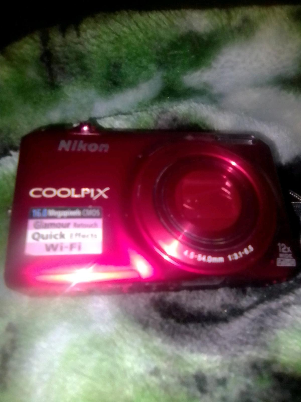 Nikon Coolpix red digital camera - Indianapolis, Indiana - FleaMarketBay