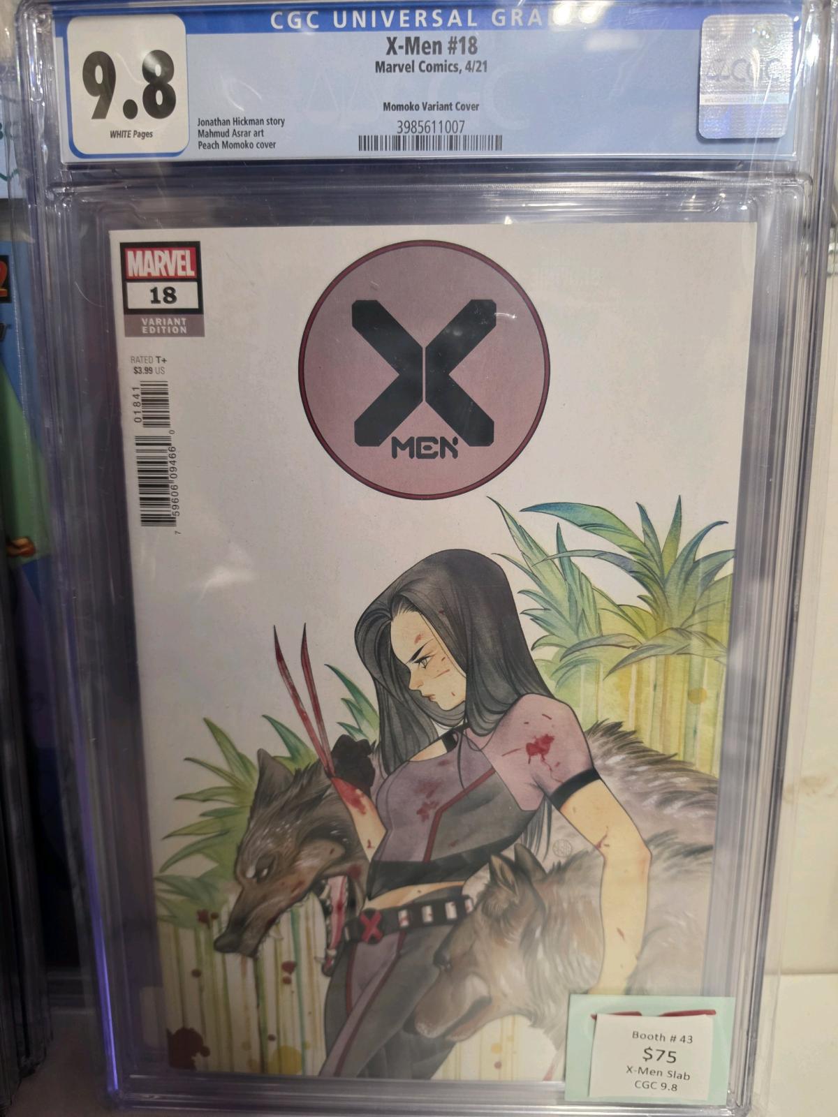 Marvel XMen 18 CGC 98 Variant Cover - Albers, Illinois - FleaMarketBay