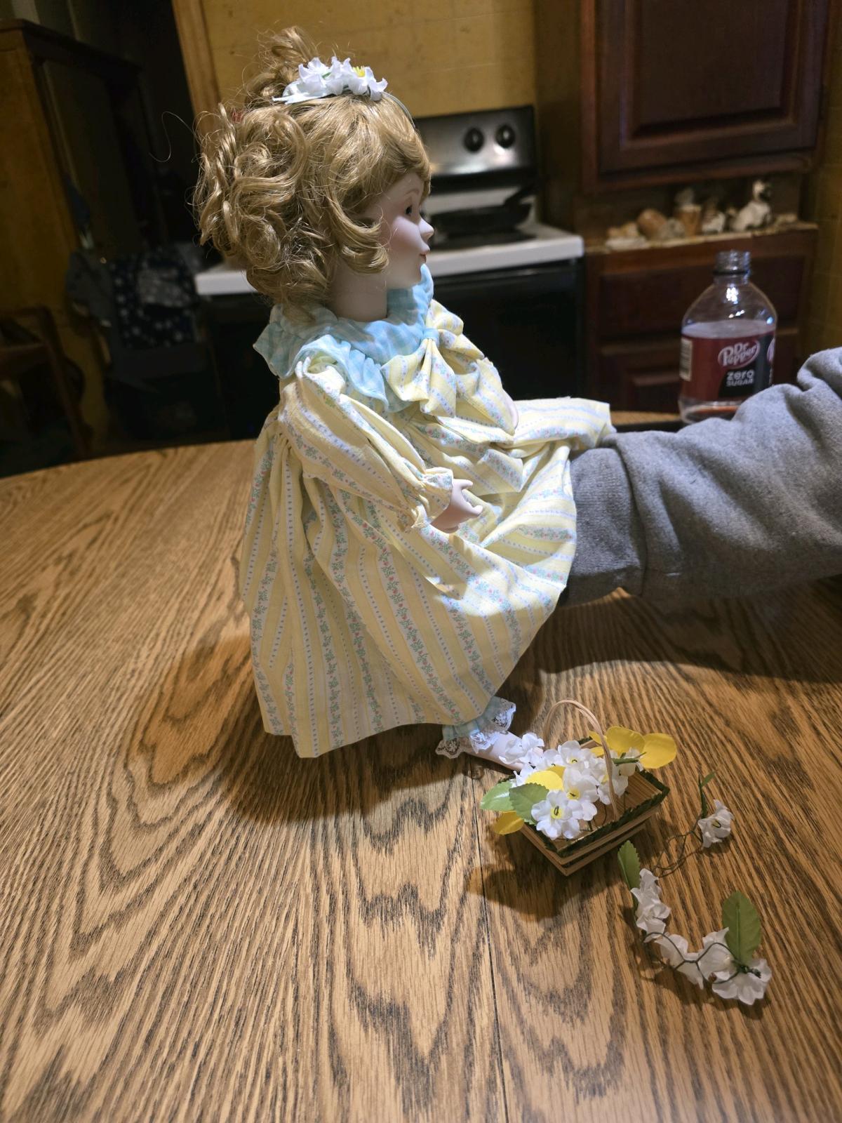 Daisy chain porcelain doll by Ashton drake - High Point, North Carolina - FleaMarketBay