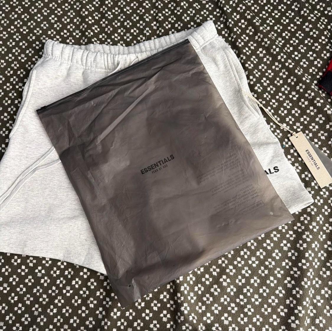 Light gray fear of god essential shorts - Euless, Texas - FleaMarketBay