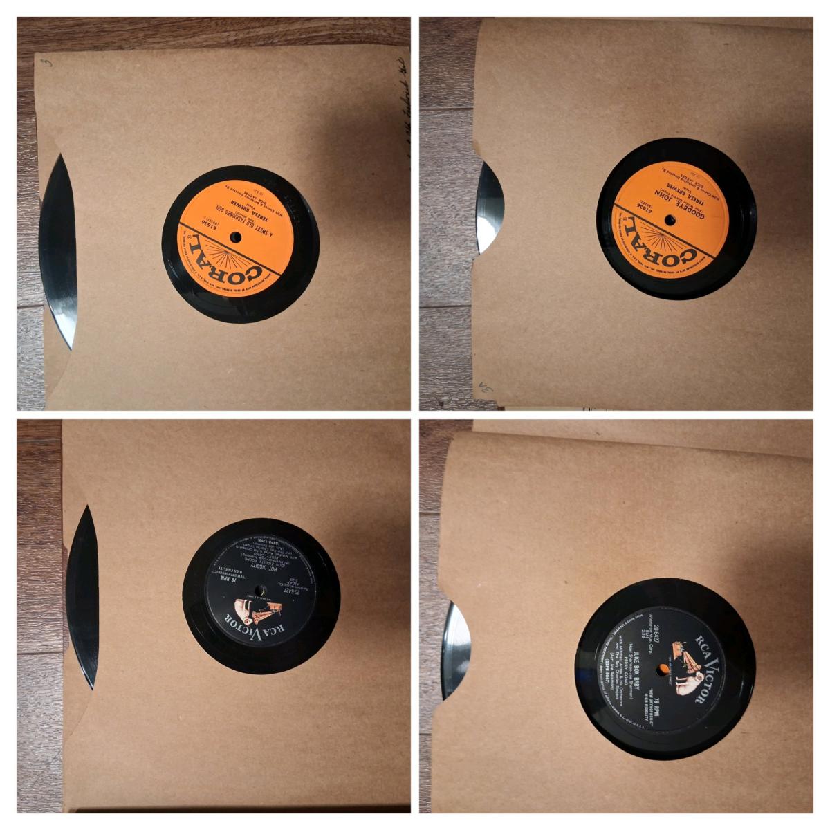 Original VINTAGE 50s 10inch 78rpm double sided vinyls AND - Reno, Nevada - FleaMarketBay