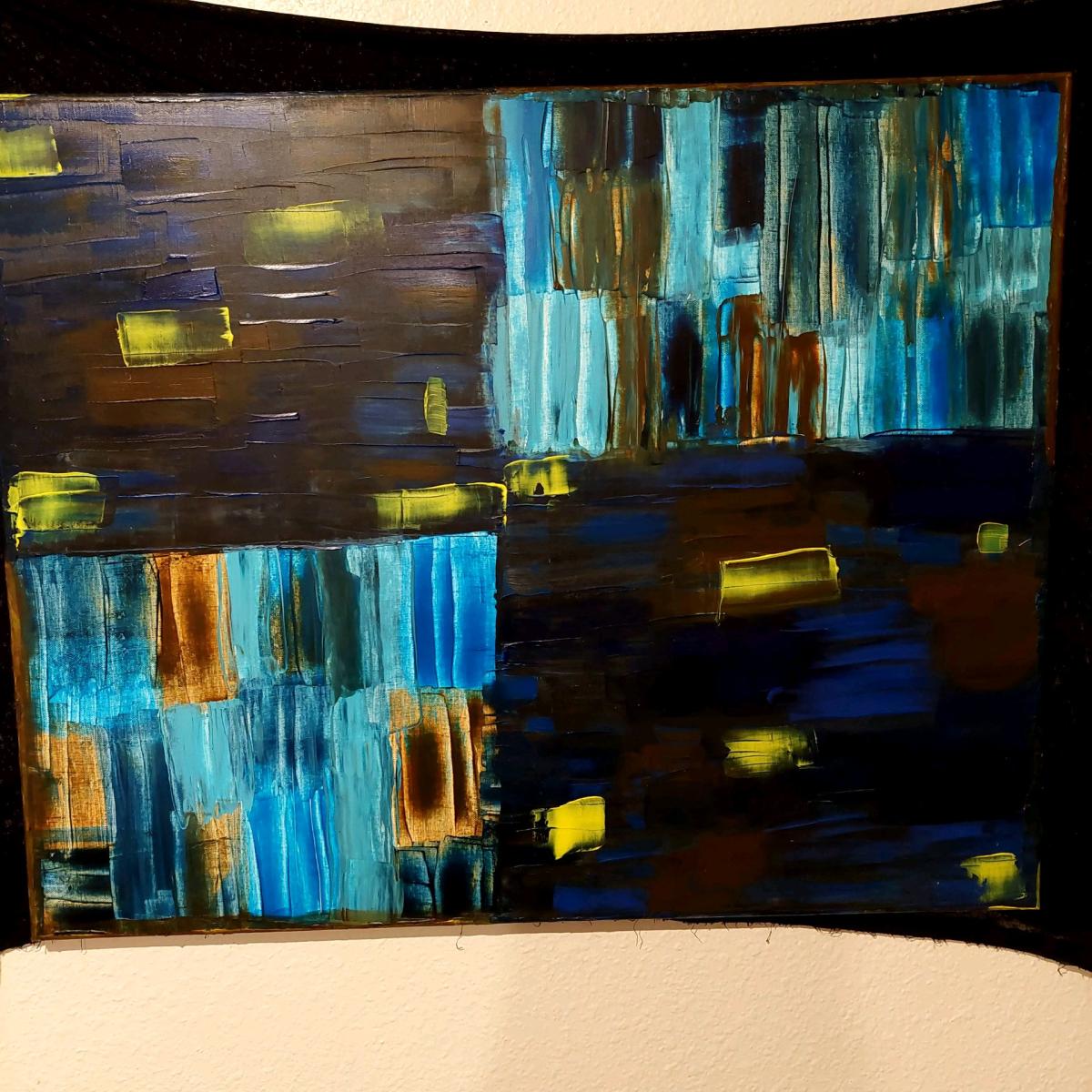 abstract painting Barn wall - Hillsboro, Oregon - FleaMarketBay