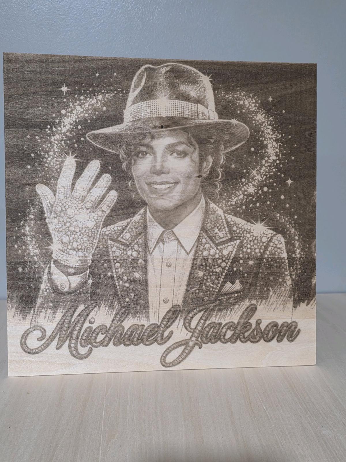 Micheal Jackson Laser Engraving - Aiken, South Carolina - FleaMarketBay