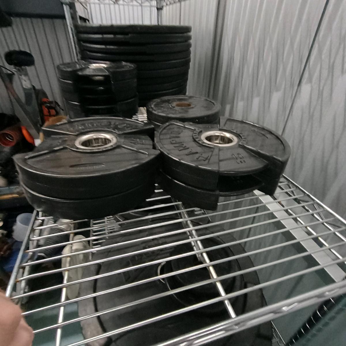 olympic weights 1 dollar per pound - Libertyville, Illinois - FleaMarketBay