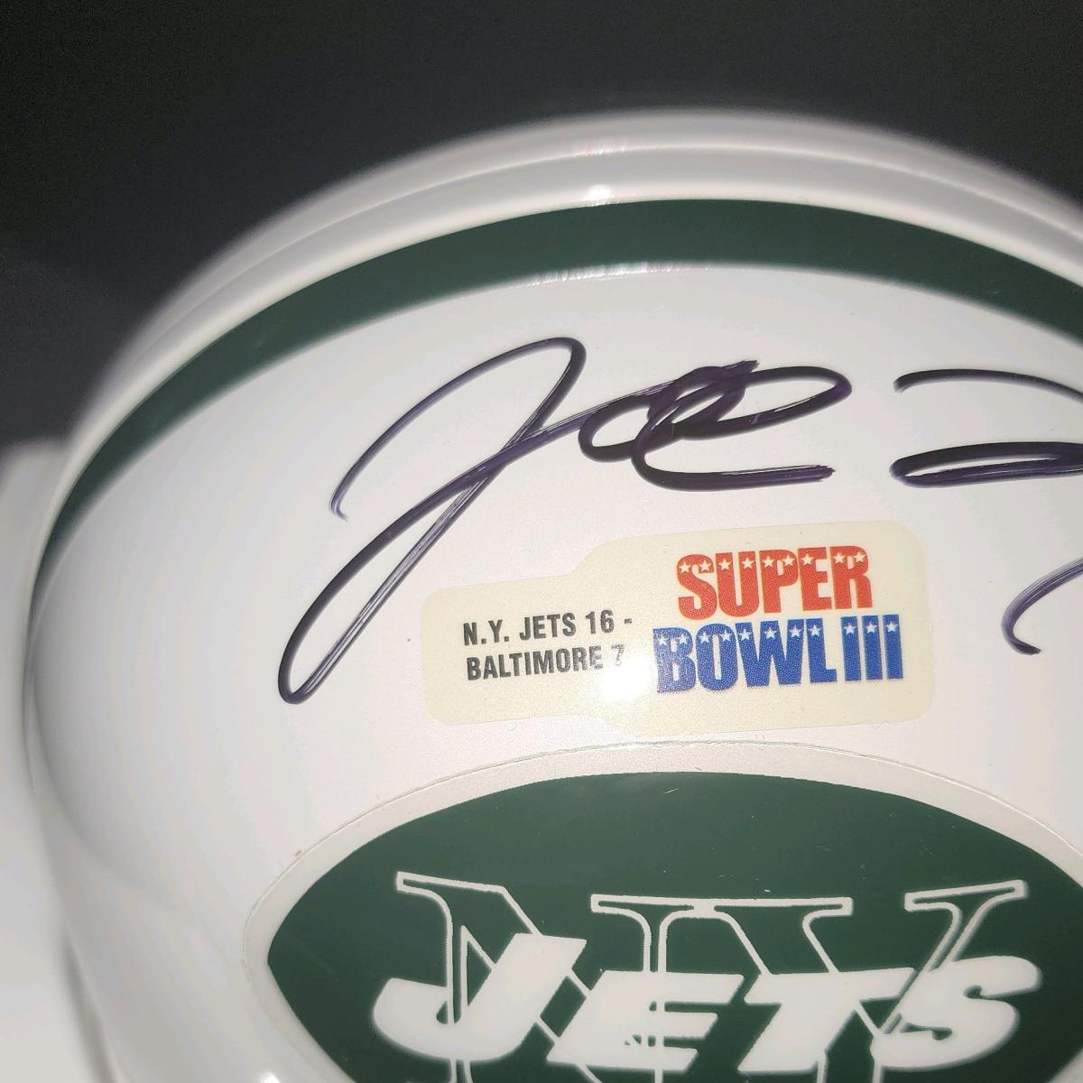 EXTREMELY RARE JOE NAMATH SB III MVP AUTOGRAPHED NY JETS - Tulsa, Oklahoma - FleaMarketBay