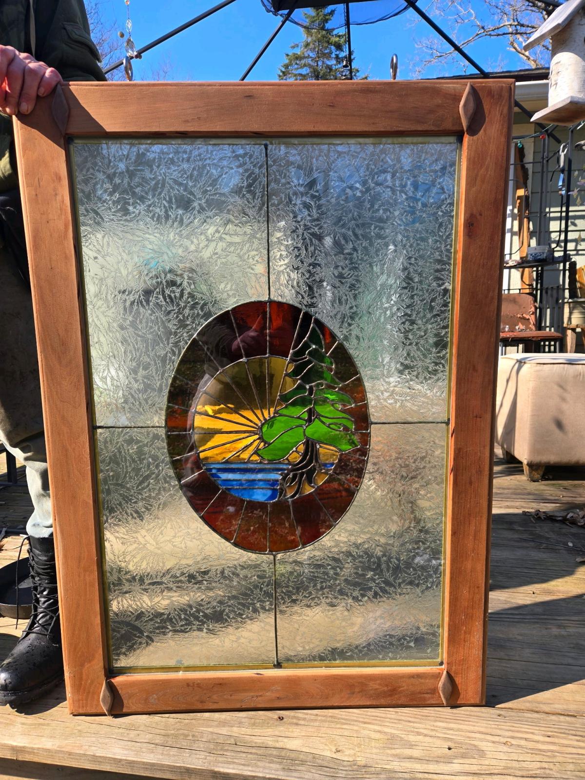 stained glass artwork - Holly, Michigan - FleaMarketBay