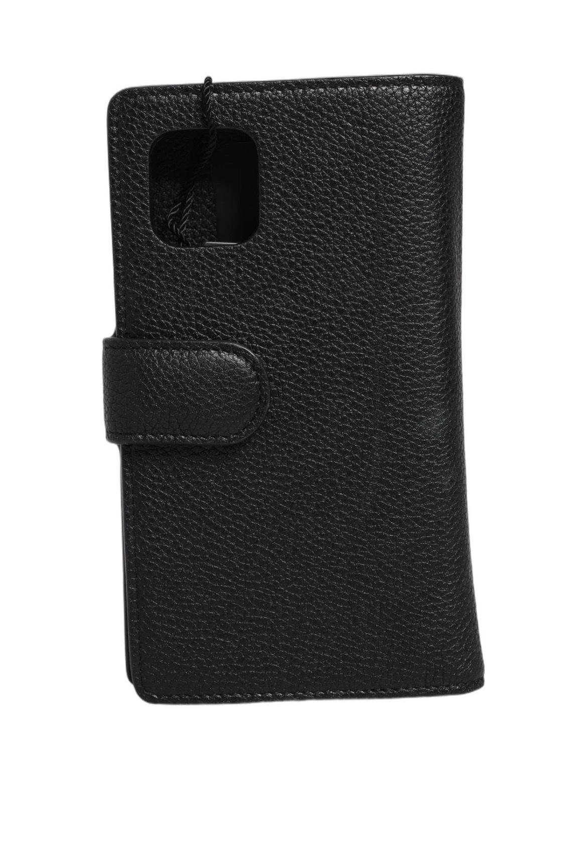 Dolce  Gabbana Flip Phone Case  Black Calf Leather iPhone 11 - Adamsville, Ohio - FleaMarketBay